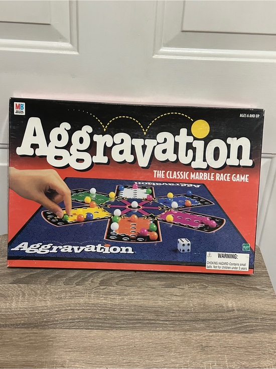 Milton Bradley Other - 1999 Milton Bradley Aggravation The Classic Marble Race Game Complete